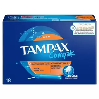 Тампони Tampax Compak Super Plus 18 шт
