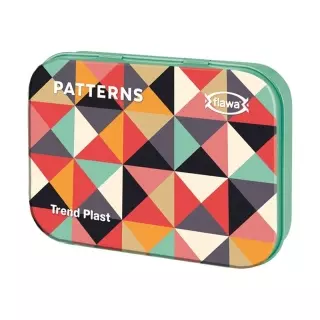 Flawa Trend Plast Patterns жерстяна коробка 20 шт
