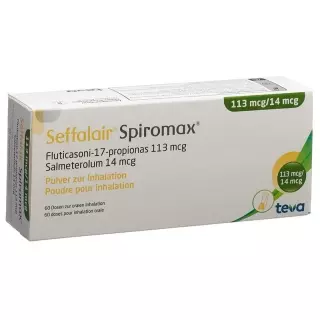 SEFFALAIR SPIROMAX Inh Plv 113/14 мкг