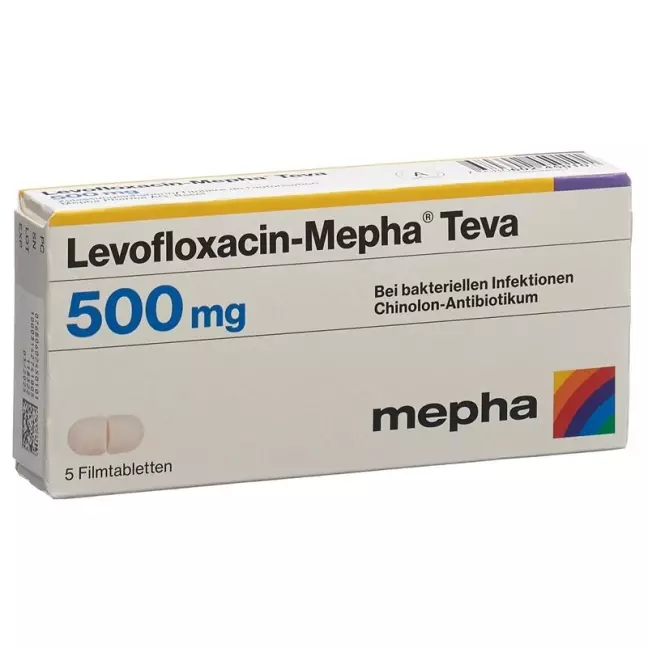 ЛЕВОФЛОКСАКИН Мефа Тева Фильмтабл 500 мг ЛЕВОФЛОКСАКИН Мефа Тева Фильмтабл 500 мг
