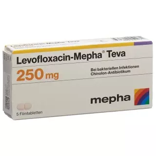 ЛЕВОФЛОКСАЦИН Mepha Teva Filmtabl 250 мг