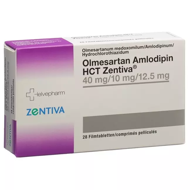 OLMESARTAN AMLODIPIN HCT Zentiva 40/10/12.5