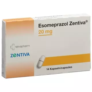 Езомепразол Зентіва Капс 20 мг 14 шт
