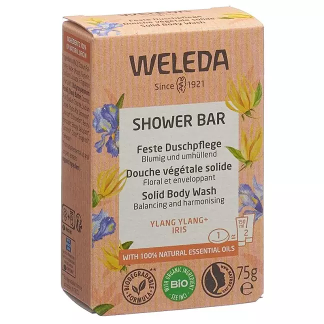Weleda Solid Shower Care Іланг-Іланг + Ірис 75 г