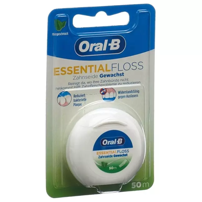 Oral-B Essentialfloss 50m М&#39;ятний віск