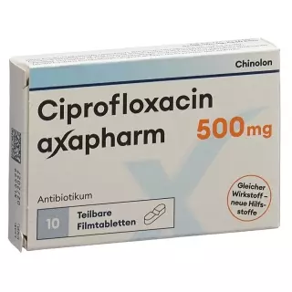 Ципрофлоксацин Аксафарм Filmtabl 500 мг 20 шт