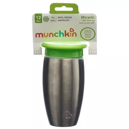 MUNCHKIN Miracle Edelstahlflasche 296ml MUNCHKIN Miracle Edelstahlflasche 296ml