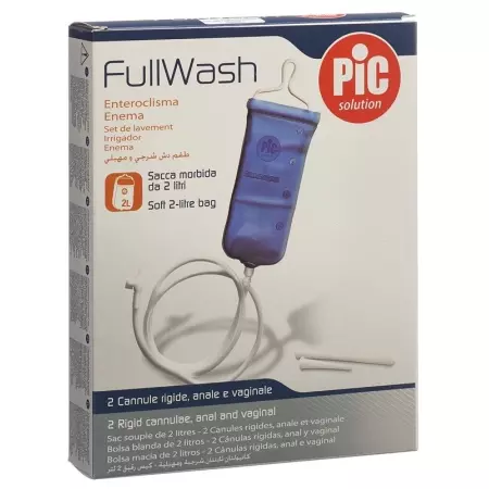 PIC SOLUTION Набір іригаторів Fullwash 2 л з анальною та вагінальною канюлями