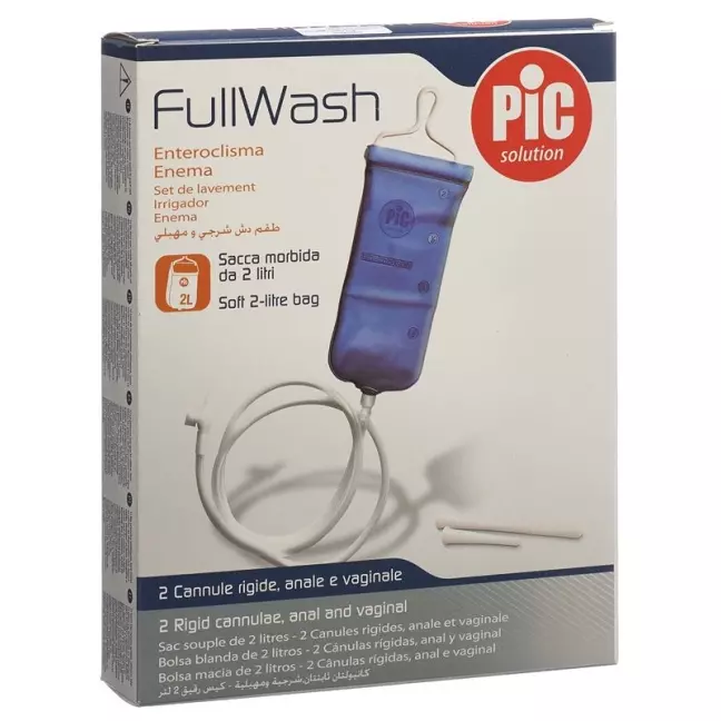 PIC SOLUTION Набір іригаторів Fullwash 2 л з анальною та вагінальною канюлями