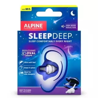 Беруші ALPINE SleepDeep з євро отвором 1 пара
