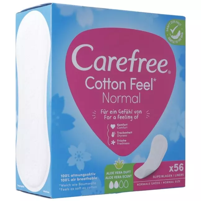 Картон Carefree Cotton Feel Aloe 56 шт