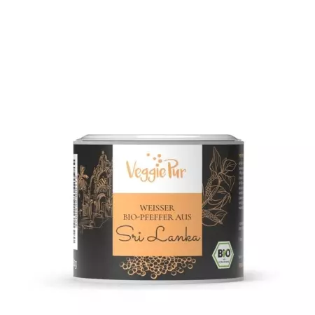Органічний білий перець VeggiePur зі Шрі-Ланки Ds 80 г