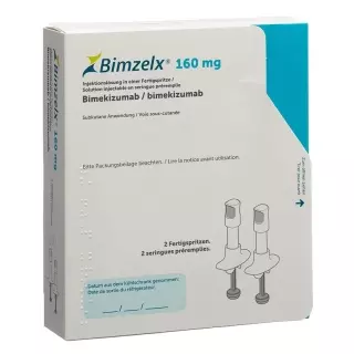Bimzelx Inj Lös 160 мг/мл попередньо наповнений шприц 2 х 1 мл