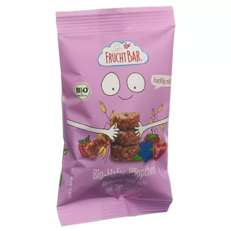 Вівсяні снеки FRUITBAR органічні лісові яблука