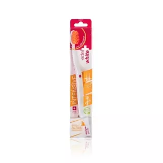 EDEL+WHITE Flosserbrush Zahnbürste Soft Intensiv
