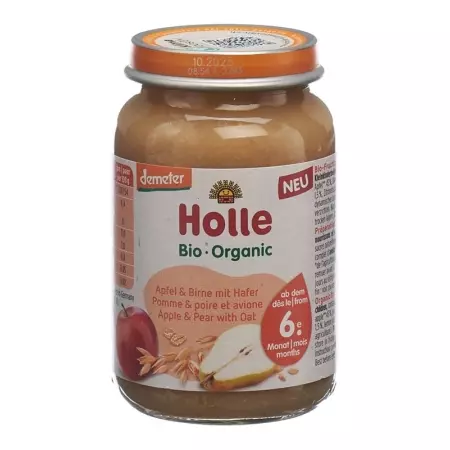 HOLLE яблуко та груша з вівсом HOLLE яблуко та груша з вівсом