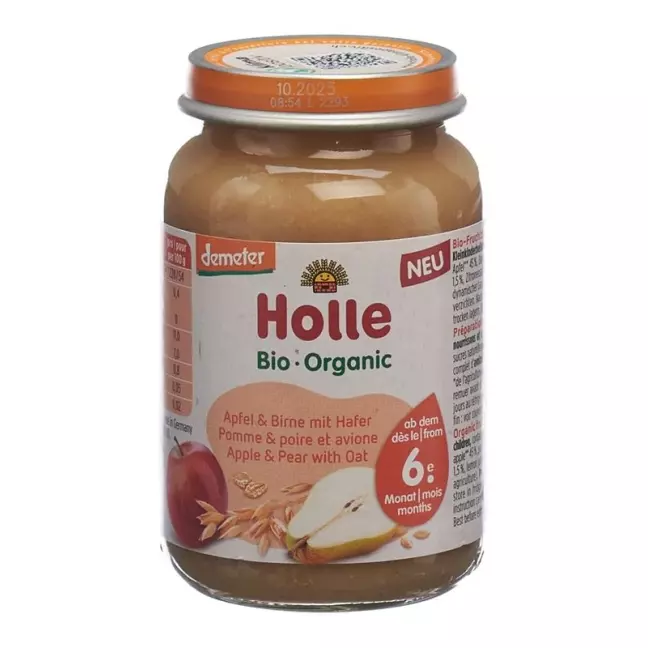 HOLLE яблуко та груша з вівсом HOLLE яблуко та груша з вівсом