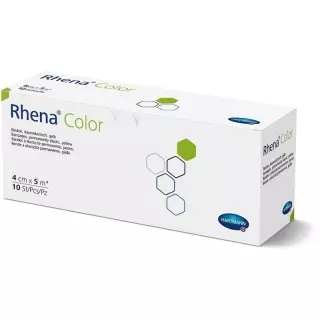RHENA Color Elast Binde 4cmx5m gelb offen