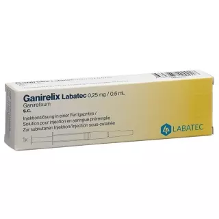 GANIRELIX Labatec Inj Lös 0,25 мг/0,5 мл