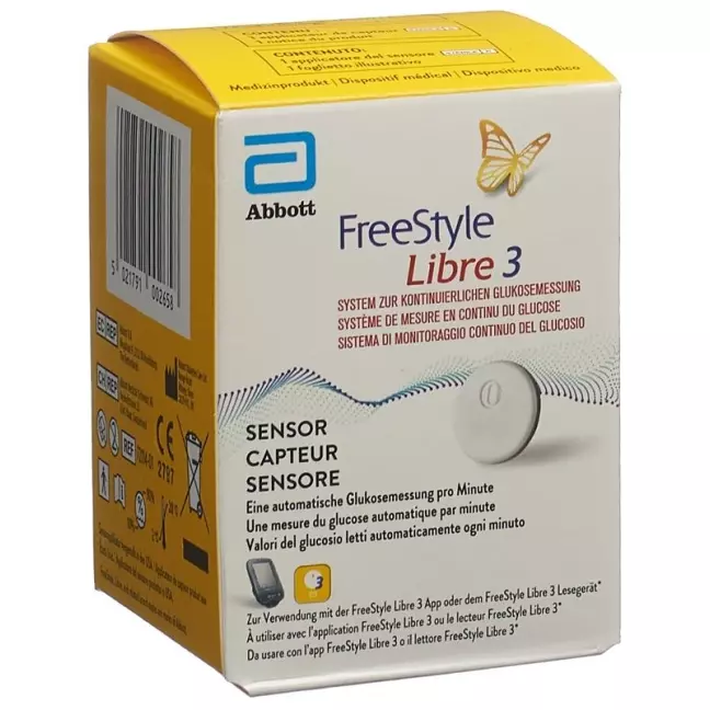 ABBOTT FREESTYLE Libre 3 Sensor 14 Tage ABBOTT FREESTYLE Libre 3 Sensor 14 Tage