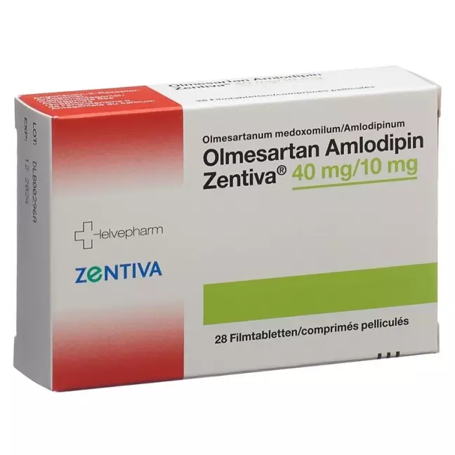 OLMESARTAN AMLO Zentiva Filmtable 40/10 мг OLMESARTAN AMLO Zentiva Filmtable 40/10 мг