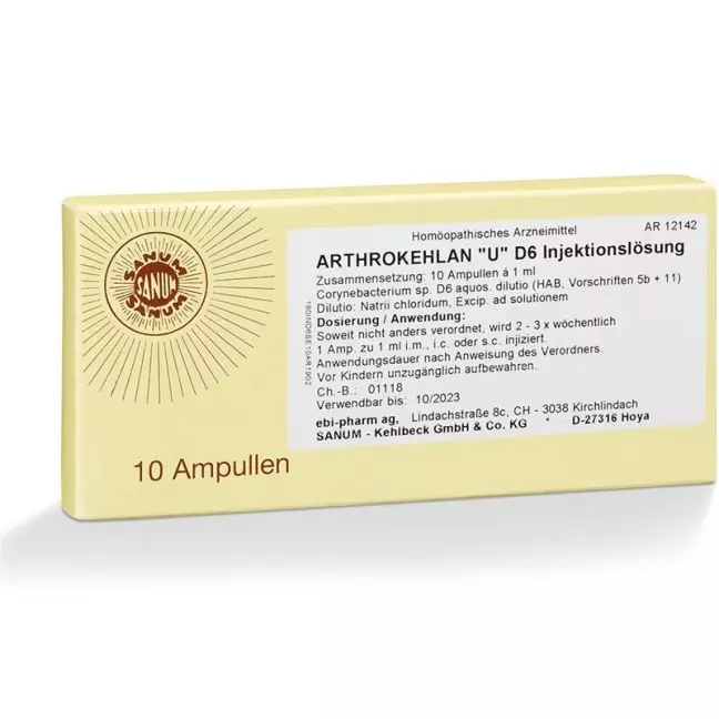 Sanum Arthrokehlan U Inj Lös D 6 10 Amp 1 мл