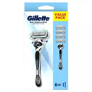 GILLETTE SkinGuard Sens Kling Flex 4pcs+Handst(s)