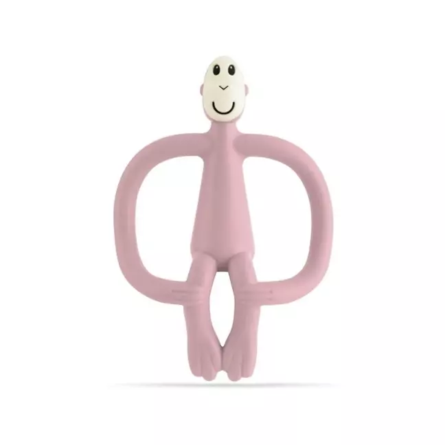 MATCHSTICK MONKEY Teething Toy dusty pink
