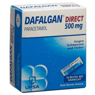 DAFALGAN Direct Gran 500 мг Червоні ягоди