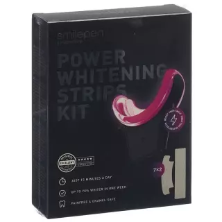SMILEPEN Pow Whiten Strips Kit Strips&amp;Accelerator