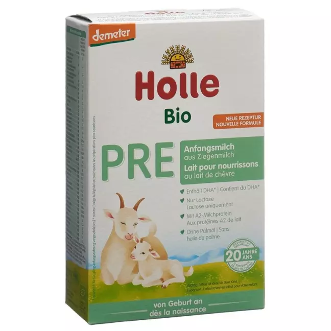 HOLLE органічне стартове молоко PRE козяче молоко