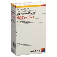 CO-AMOXI Mepha Plv 457 mg f Susp
