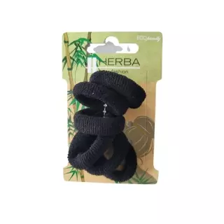 HERBA Ecofriendly Haarbinder Ø3cm schwarz