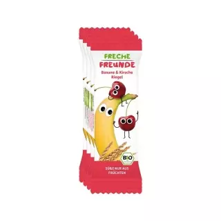 FRECHE FREUNDE Riegel Banane Kirsche