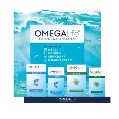 OMEGA-LIFE Thekensteller classic+vegan ass 7Stk OMEGA-LIFE Thekensteller classic+vegan ass 7Stk