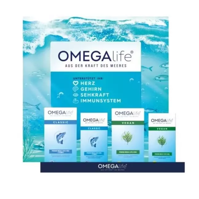 OMEGA-LIFE Thekensteller classic+vegan ass 7Stk OMEGA-LIFE Thekensteller classic+vegan ass 7Stk