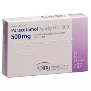 ПАРАЦЕТАМОЛ Spirig HC Filmtable 500 мг