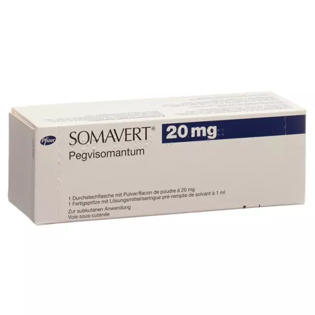 SOMAVERT Dry Sub 20 mg c Solv (Fertspr)