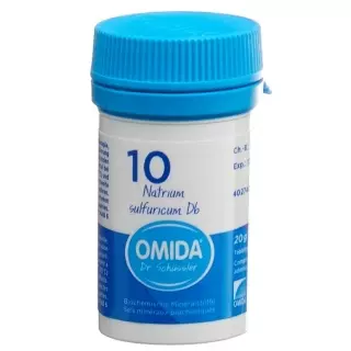 Omida Schüssler Nr10 sodium sulfuricum таблетки D 6 Ds 20 г