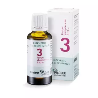 PFLÜGER SCHÜSSLER №3 Ферр фос краплі D12 30 мл