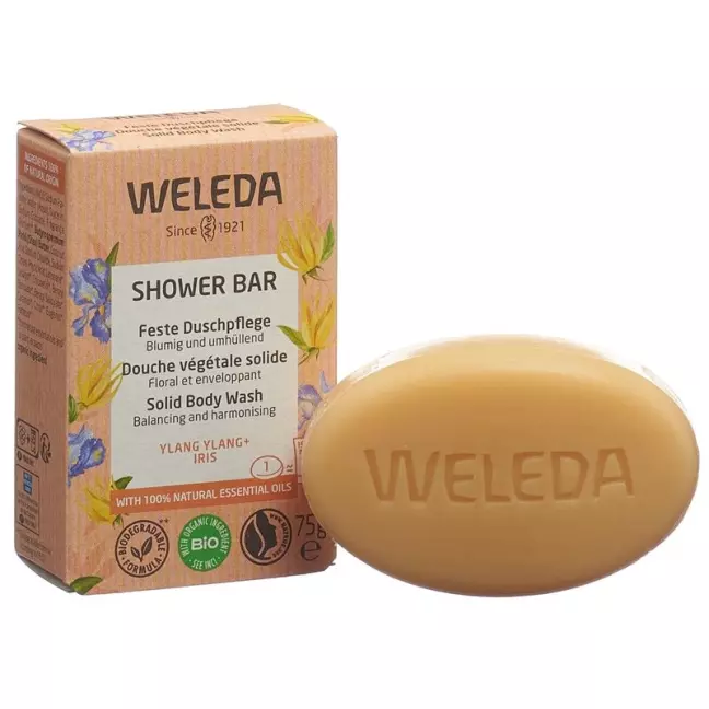 Weleda Solid Shower Care Іланг-Іланг + Ірис 75 г
