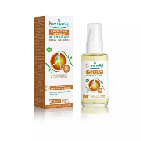 Масло для масажу PURESSENTIEL Musclean Arn-Win organic