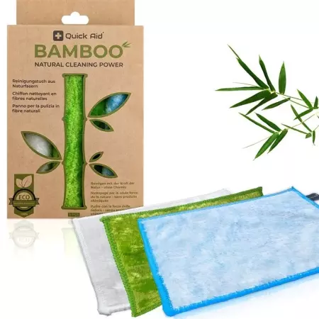 QUICK AID Bambus-Reinigungstuch Set QUICK AID Bambus-Reinigungstuch Set