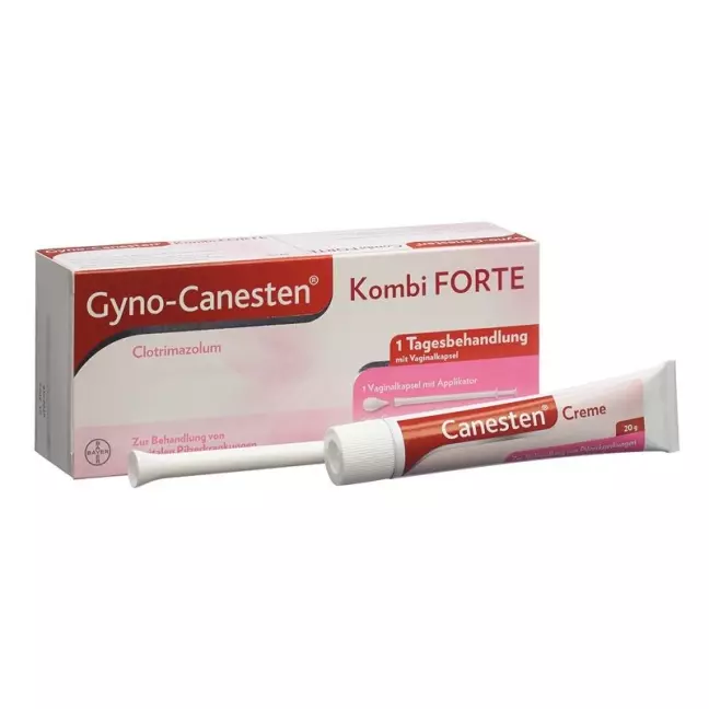 GYNO-CANESTEN Combi FORTE вагинальные капсулы и крем GYNO-CANESTEN Combi FORTE вагинальные капсулы и крем