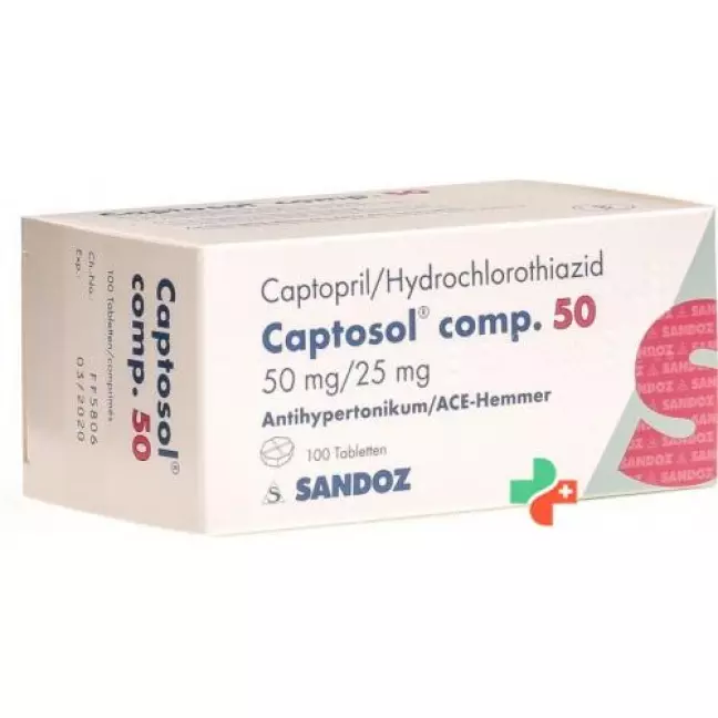 Captosol Comp 50/25 100 tablets Captosol Comp 50/25 100 tablets