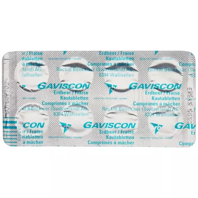 Gaviscon Kautabl Полуниця 48 шт