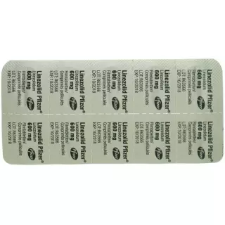 Linezolid Pfizer Filmtable 600 мг 10 шт