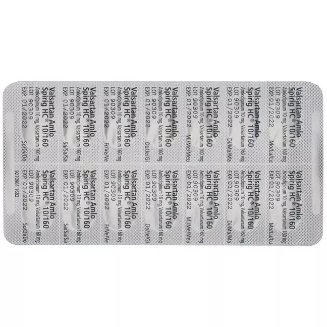 Valsartan Amlo Spirig HC Filmtable 10/160мг 28 шт