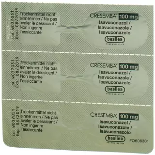 Cresemba капсули 100 мг 14 шт