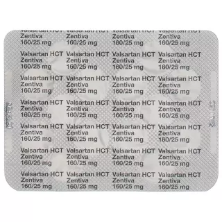 VALSARTAN HCT Zentiva плівка таблетки 160/25 мг